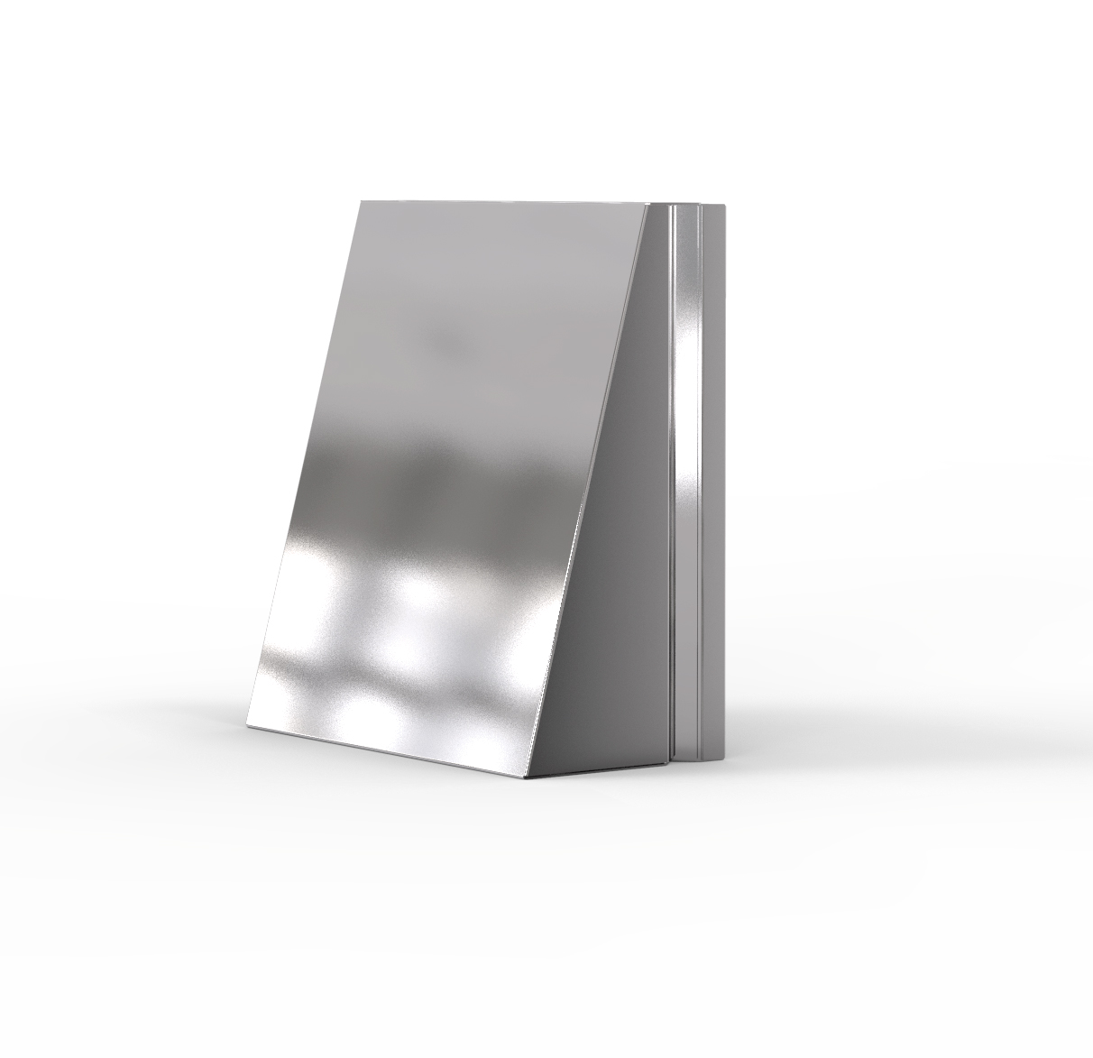 BSK Zephyr - Außenhaube Edelstahl Silber - Zephyr/A/SSL