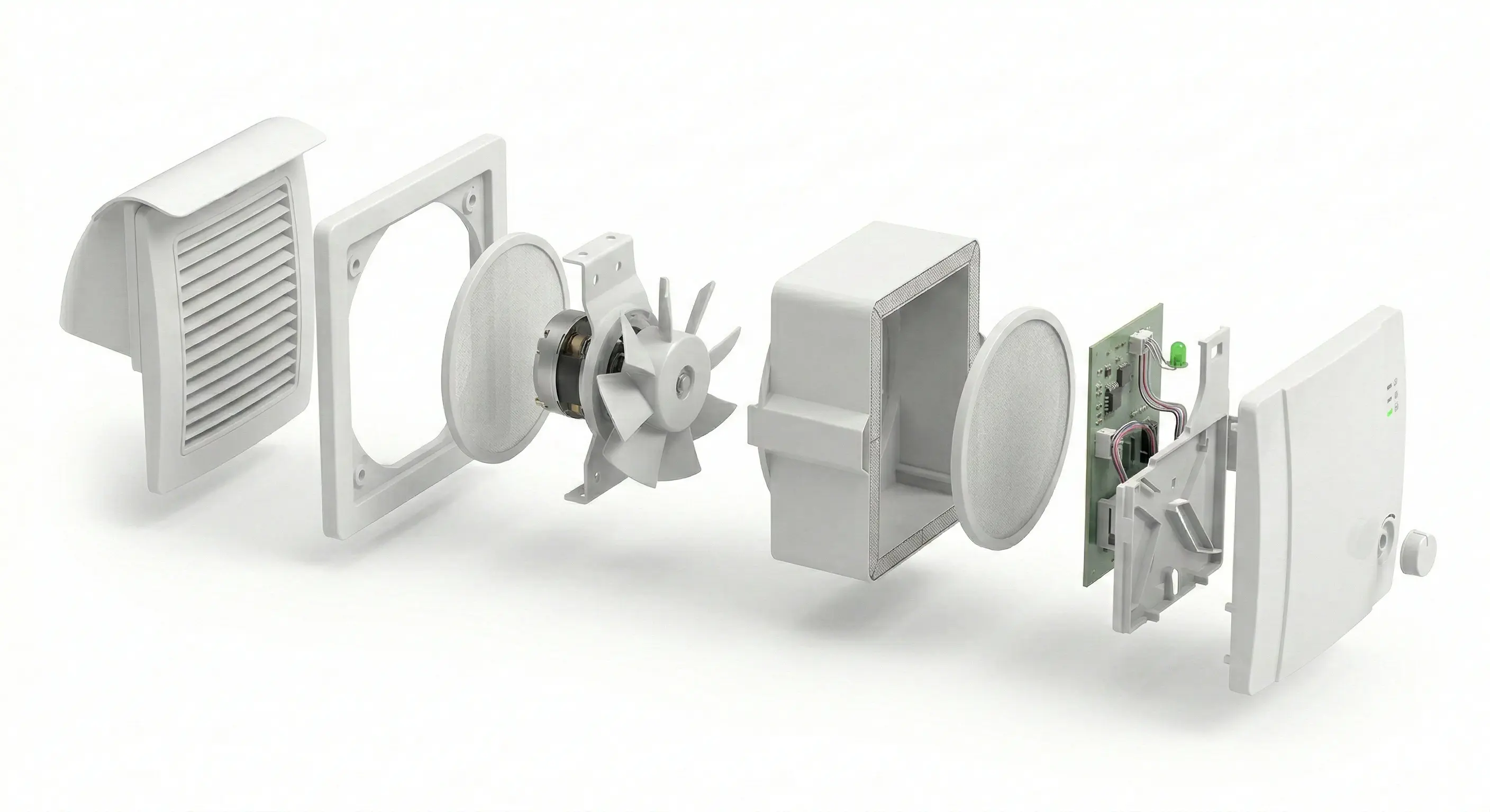 6x Südwind Ambientika Advanced+ Kit di Ventilazione